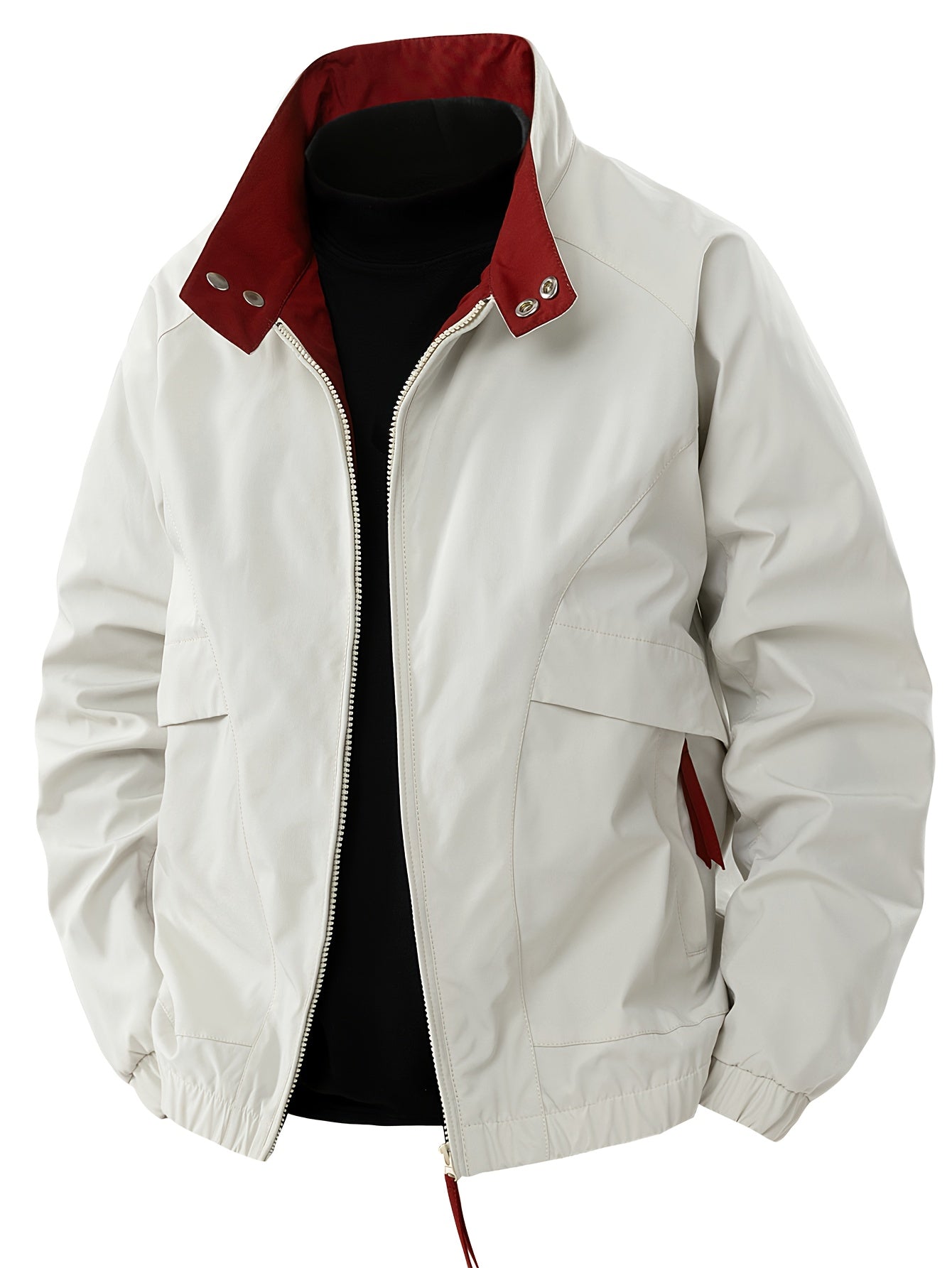Herren - Lässige Windbreaker-Jacke - Leicht und Vielseitig für Outdoor-Abenteuer - Wetterfest und Stylisch