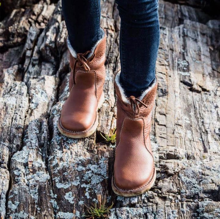 Damen - Winterstiefel - Pelzgefüttert & Wasserdicht - Stylische Schuhe für kaltes Wetter