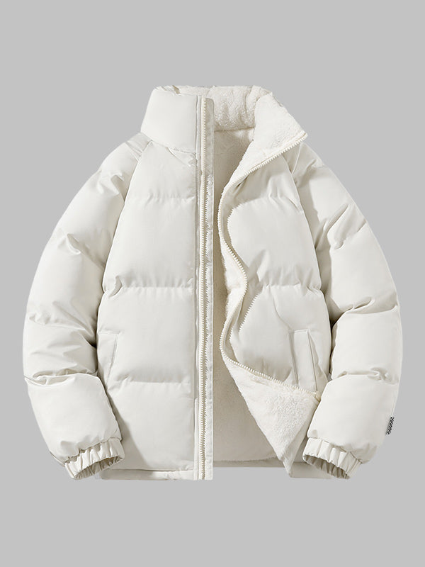 Herren - Dicke Puffer Jacke - Fleece gefüttert - Optimale Wärme - Ideal für kaltes Wetter