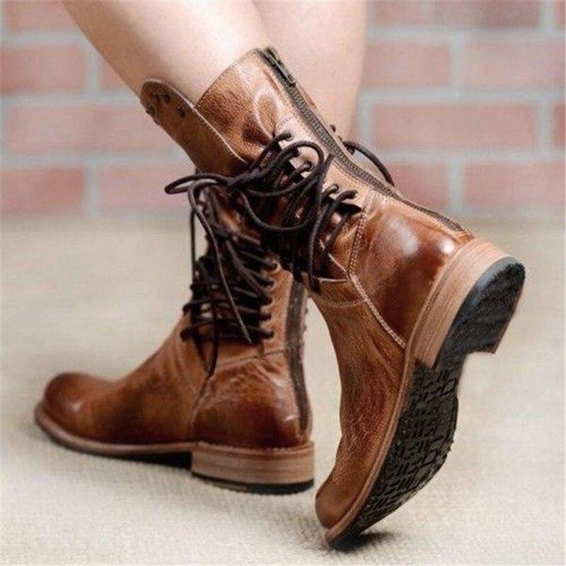 Damen - Stiefel - Stylisches Kunstleder - Bequeme und vielseitige Schuhe für jeden Anlass