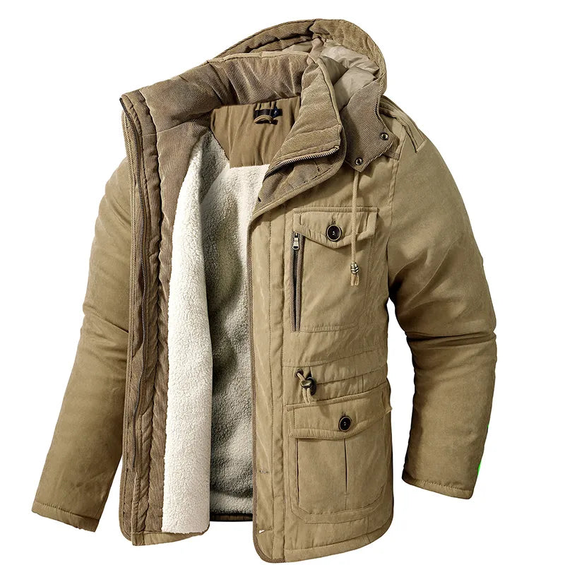Herren - Robuste Jacke - Warmem Innenfutter - Langlebig & Gemütlich für jede Gelegenheit