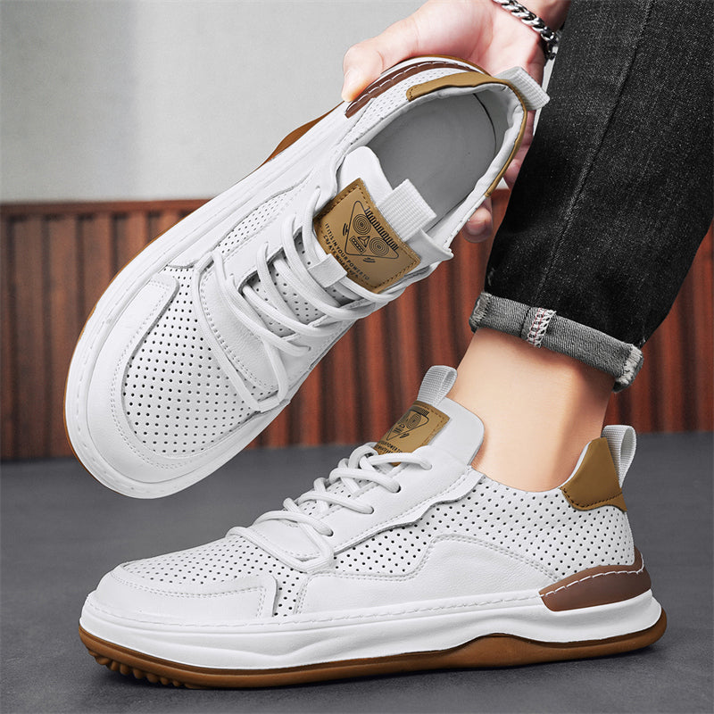 Herren - Sneakers - Leder - modisches Design - Bequeme Freizeitschuhe für jeden Anlass