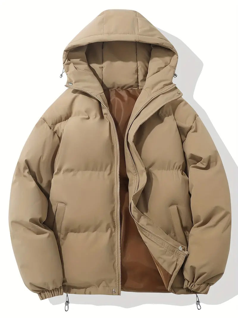 Damen - Klassische Winter-Daunenjacke - Leichte Isolierung - Kapuze - Warme & stylische Oberbekleidung für kalte Tage