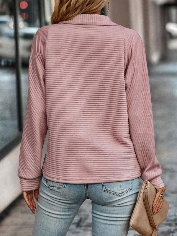 Damen - Eleganter V-Ausschnitt Pullover - Atmungsaktivem Material - Warme Strickwaren - Gemütlich für jeden Anlass