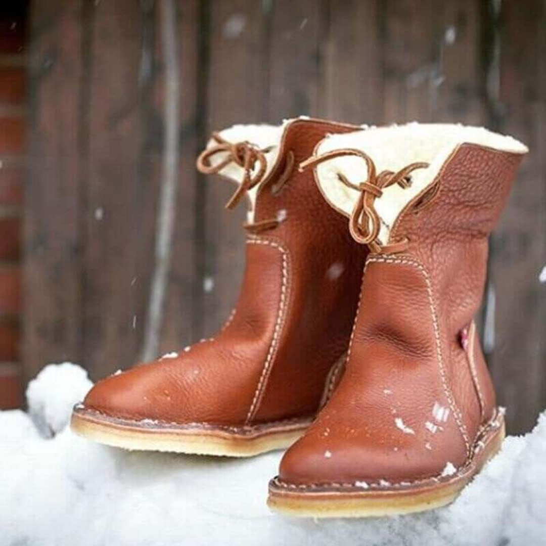 Damen - Winterstiefel - Wasserdichte - Isoliert & Stylisch - Ideal für kaltes Wetter und Outdoor-Aktivitäten