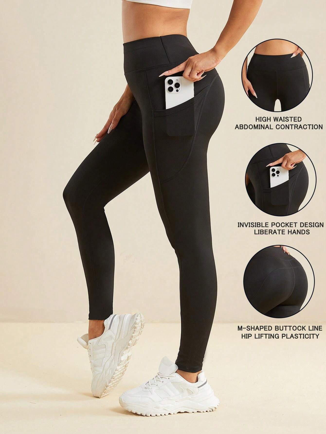 Nala™ High-Waist Leggings mit Taschen