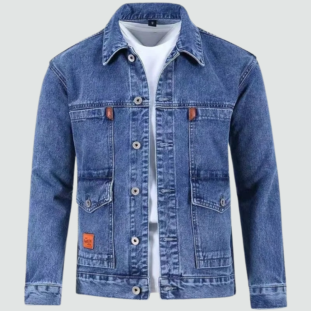 Herren - Jacket - Denim - Klassischer Stil & bequeme Passform - Stylische Oberbekleidung für jeden Anlass
