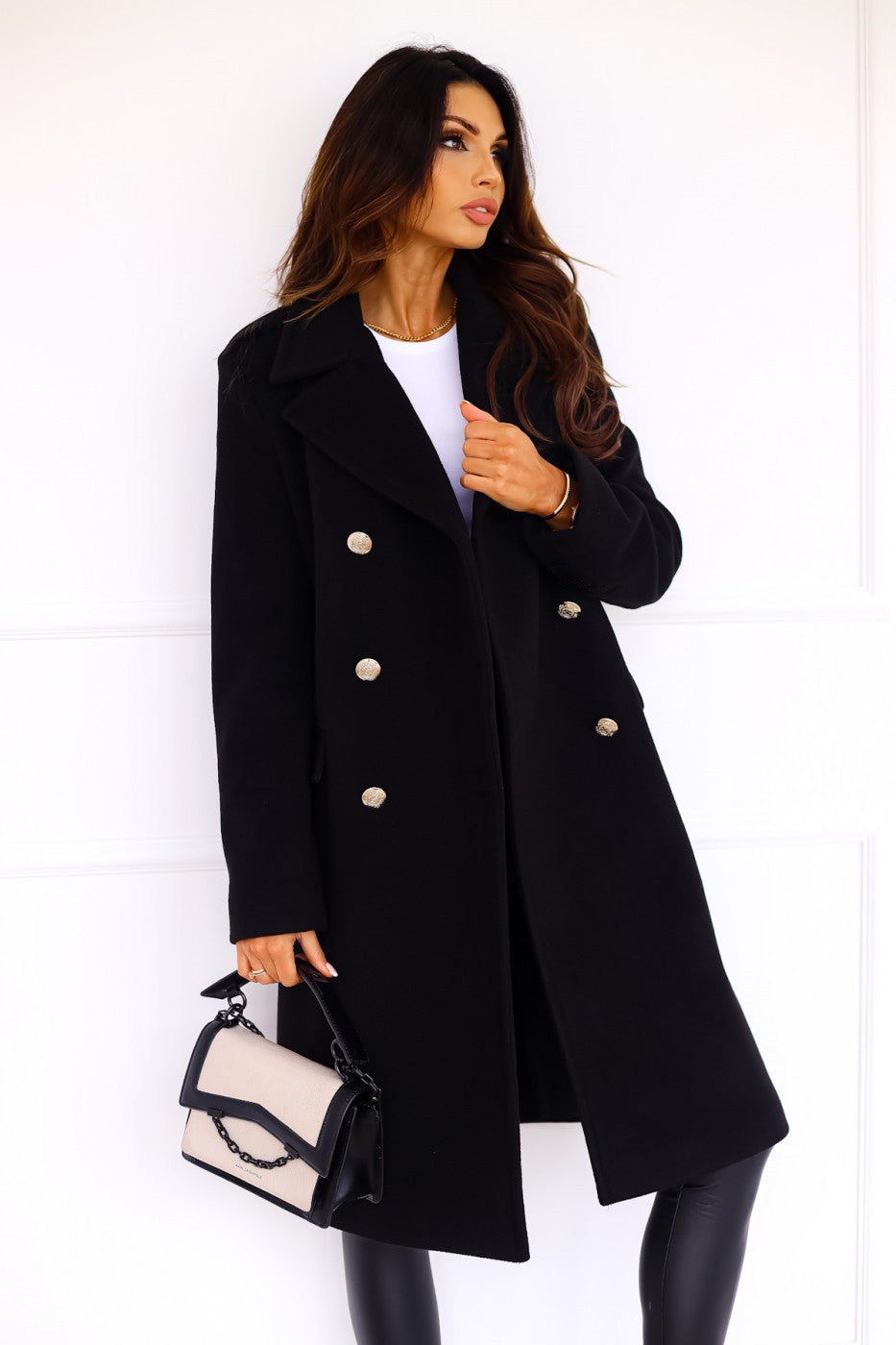 Damen - Trenchcoat - Reverskragen - Klassischen kragen - Modische Winter Oberbekleidung