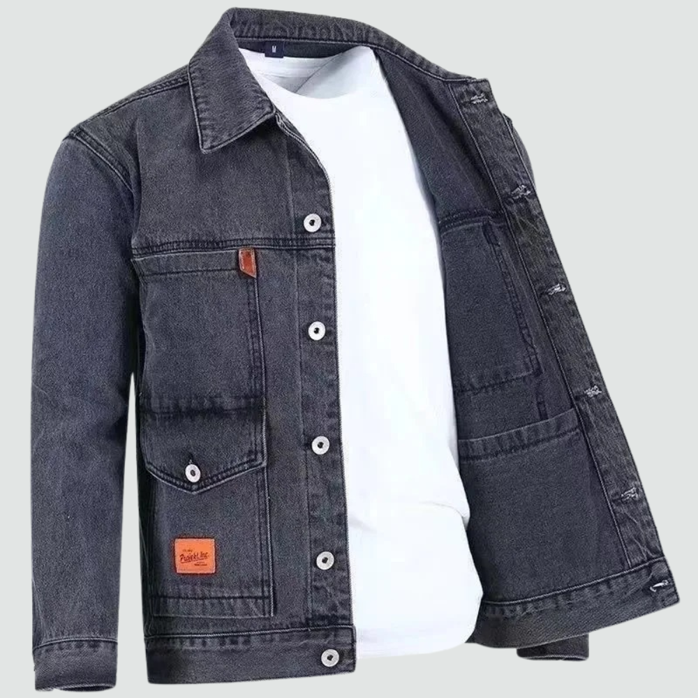 Herren - Jacket - Denim - Klassischer Stil & bequeme Passform - Stylische Oberbekleidung für jeden Anlass