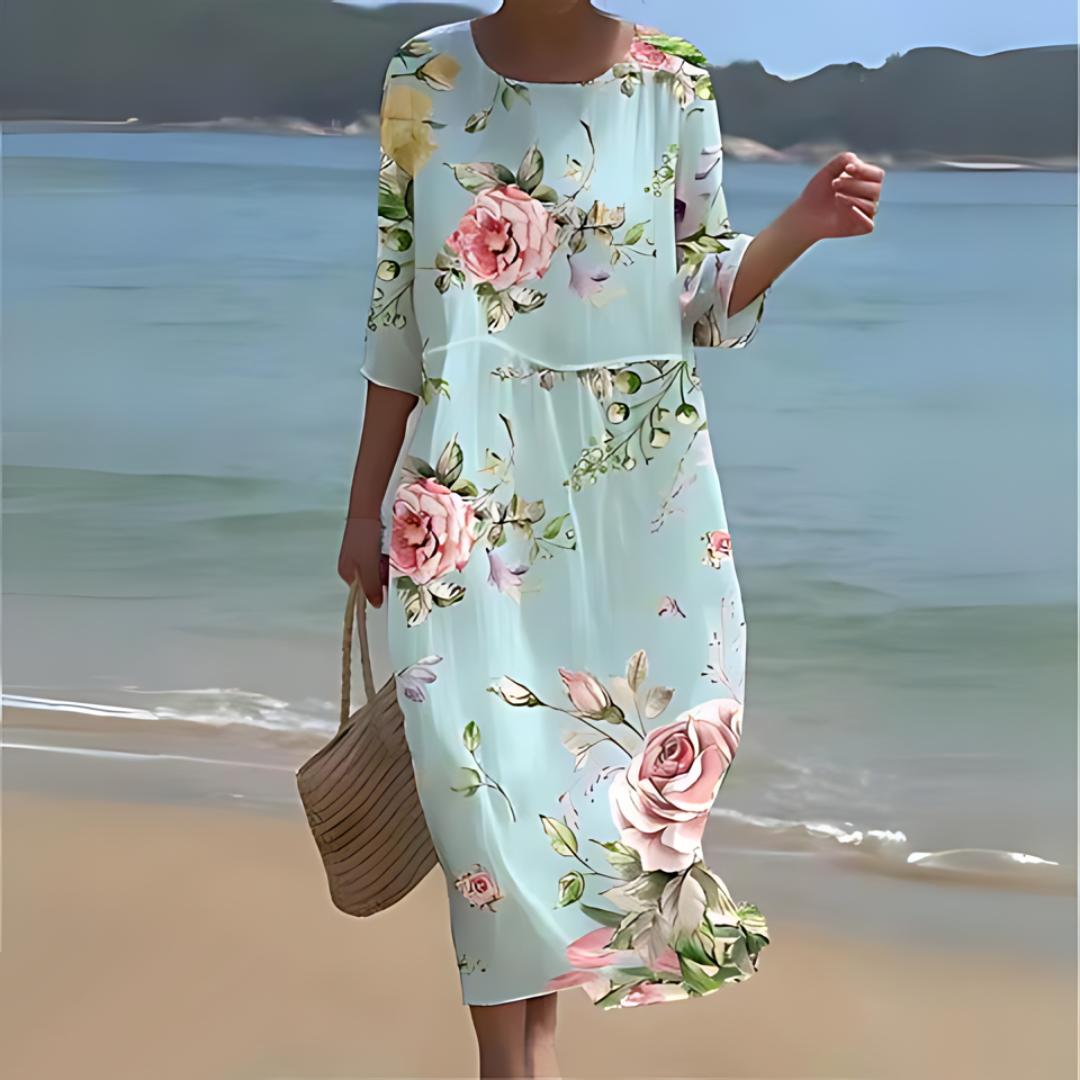 Damen - Elegantes Kleid - Hochwertiger Stoff - Zeitloser Stil für jeden Anlass