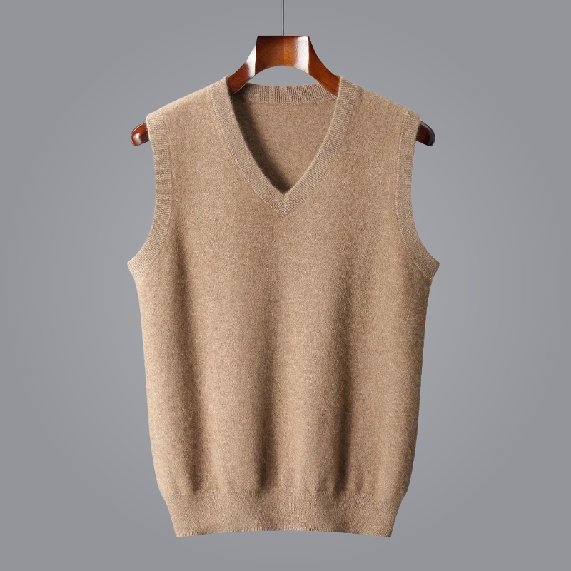 Herren - Wollweste - Kaschmirwolle - Klassische Passform, Warmes Design für Smart Casual Style - Perfekt zum Layering