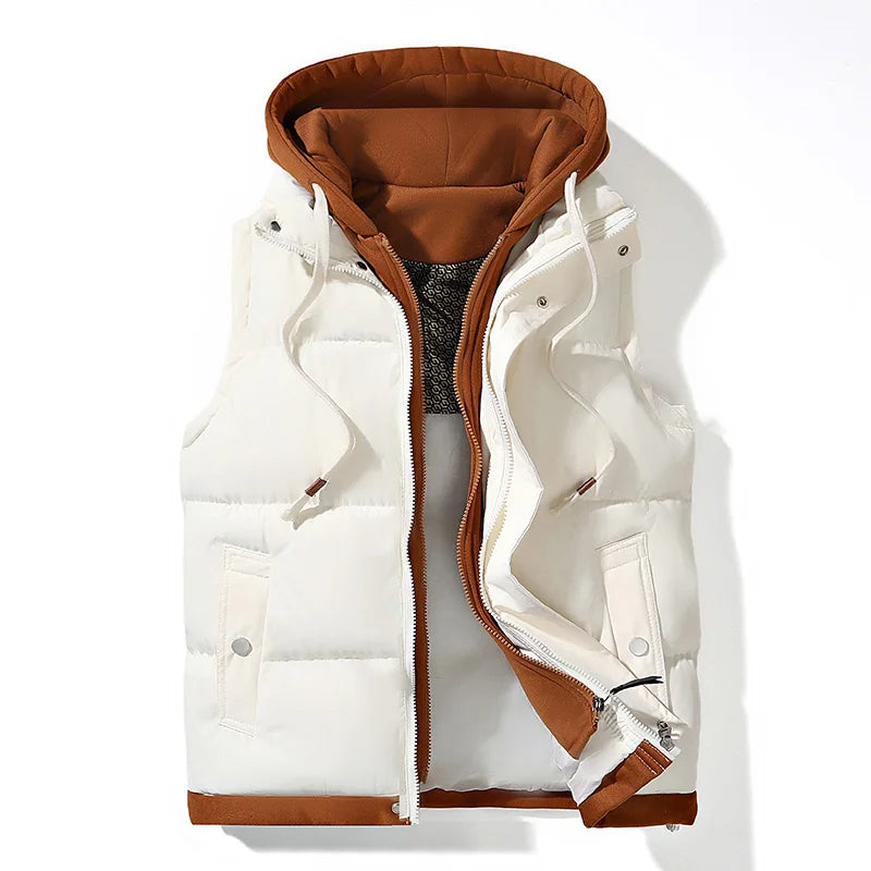 Herren - Softshell Hooded Puffer Gilet - Leichte, stylische Jacke für jede Gelegenheit
