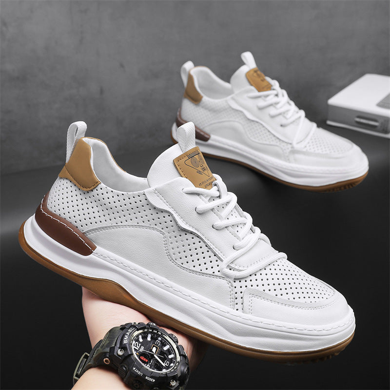 Herren - Sneakers - Leder - modisches Design - Bequeme Freizeitschuhe für jeden Anlass