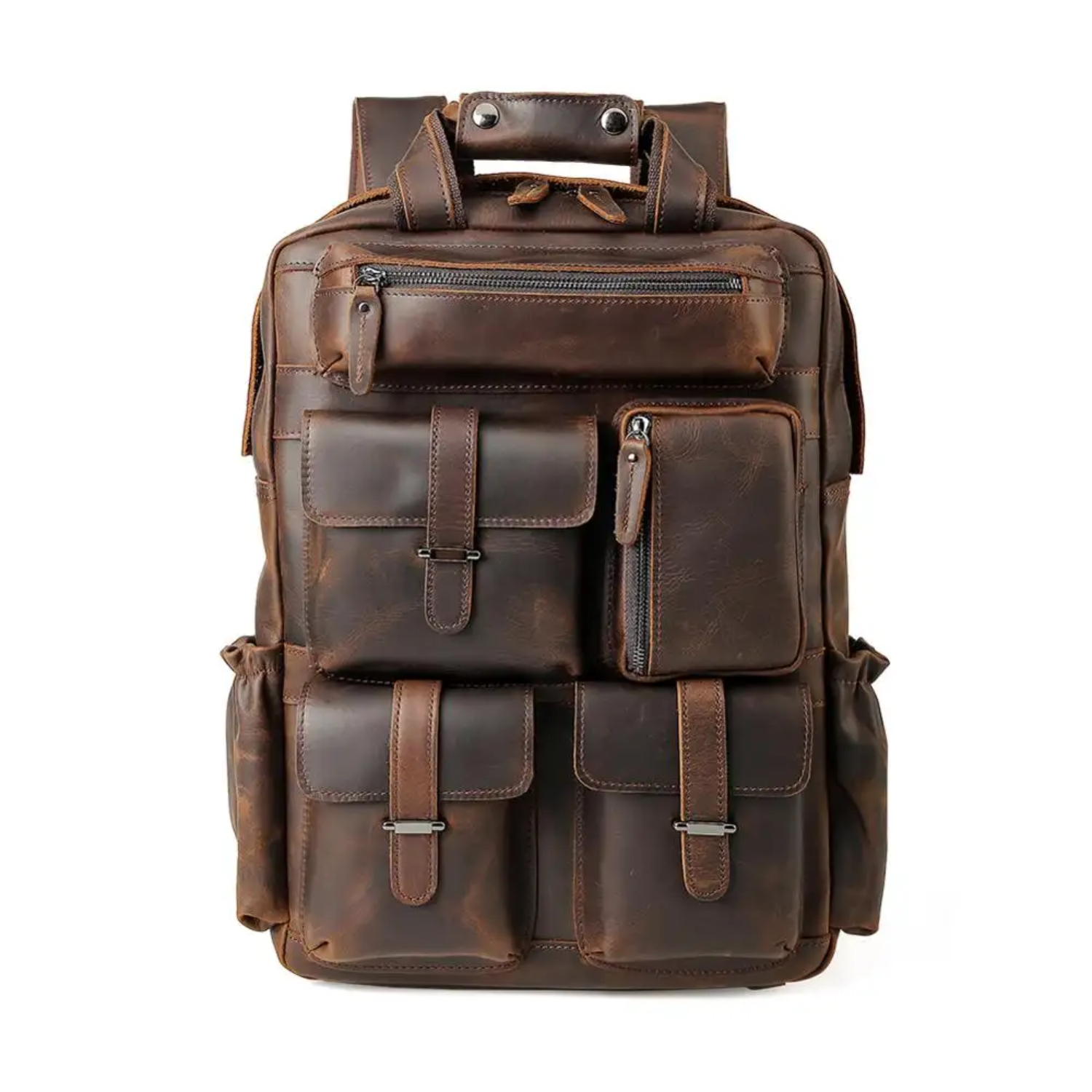 Herren - Lederrucksack - Stilvolles & robustes Design - Perfekt für Alltag & Abenteuer