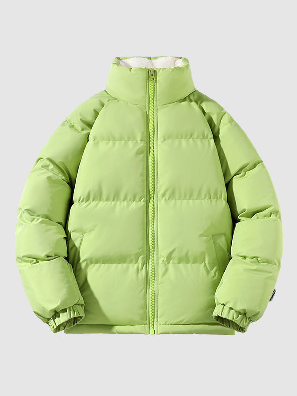 Herren - Dicke Puffer Jacke - Fleece gefüttert - Optimale Wärme - Ideal für kaltes Wetter