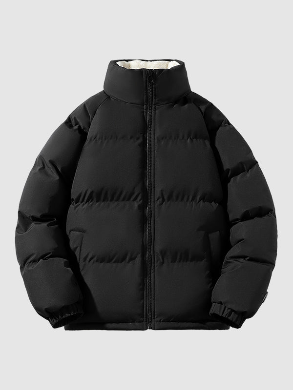 Herren - Dicke Puffer Jacke - Fleece gefüttert - Optimale Wärme - Ideal für kaltes Wetter