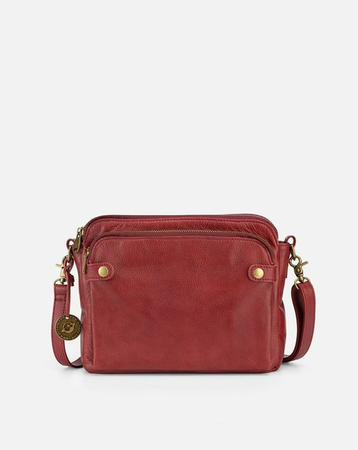 Leder Crossbody Tasche