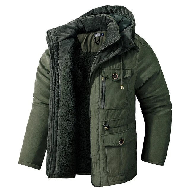 Herren - Robuste Jacke - Warmem Innenfutter - Langlebig & Gemütlich für jede Gelegenheit