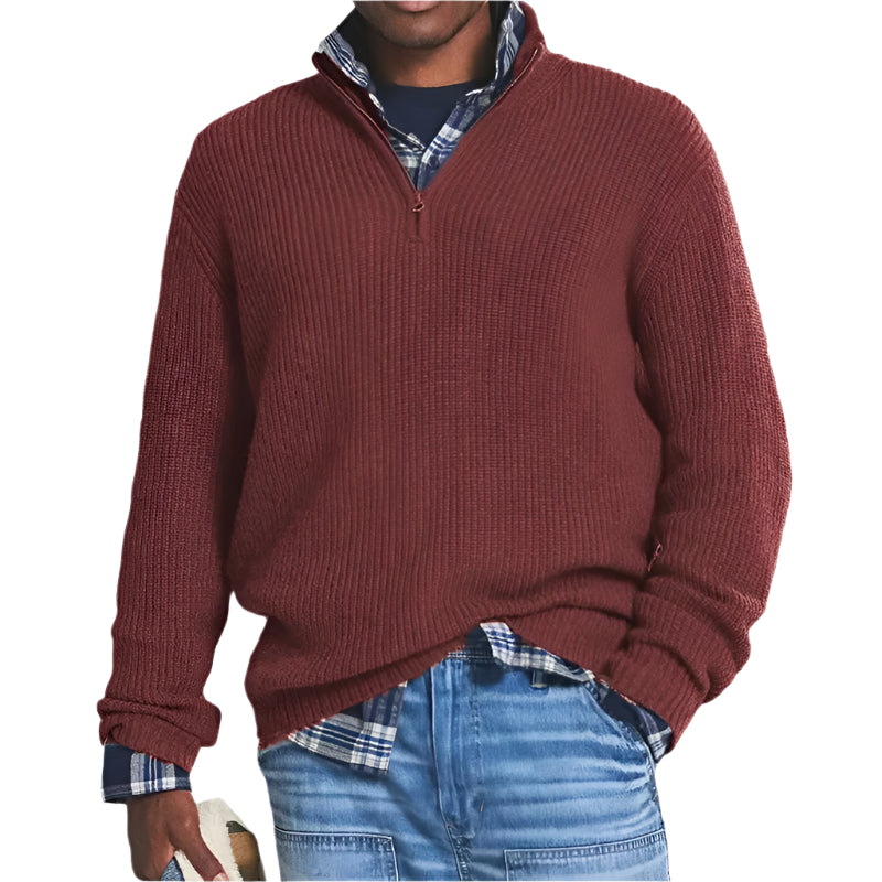 Herren - Pullover - Hochwertige Gewebe - Warmer Strick, kuschelige Passform - Bequeme Winterkleidung