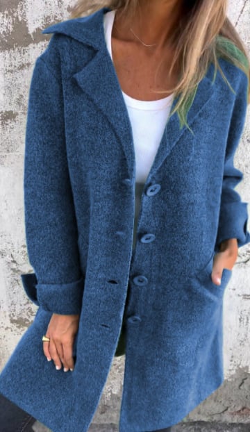 Damen - Langer Mantel - Hochwertigem Material - Warme Winter-Outdoor-Kleidung - Elegante Schicht