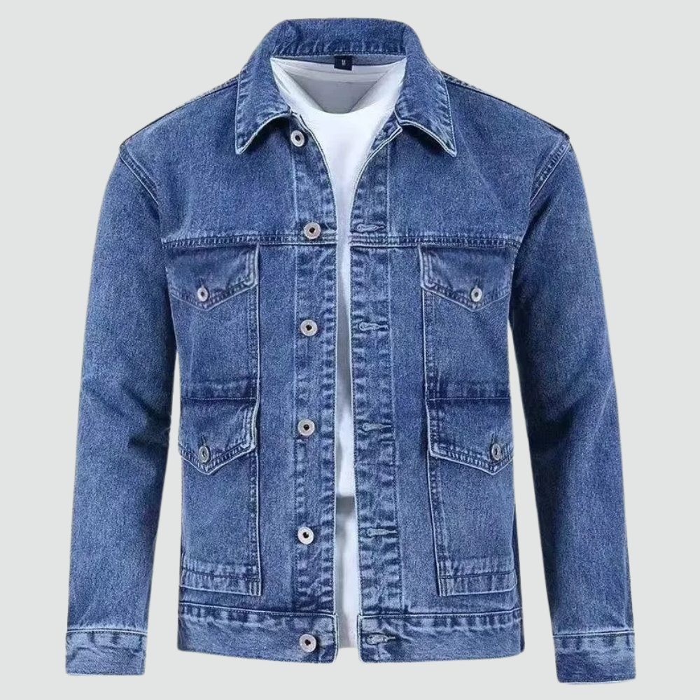 Herren - Jacket - Denim - Klassischer Stil & bequeme Passform - Stylische Oberbekleidung für jeden Anlass