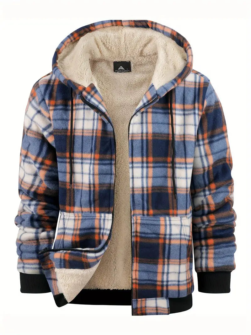 Herren - Warme Jacke - Fleece Futter - Kuscheliger Komfort für kalte Tage - Ideal für Outdoor-Aktivitäten