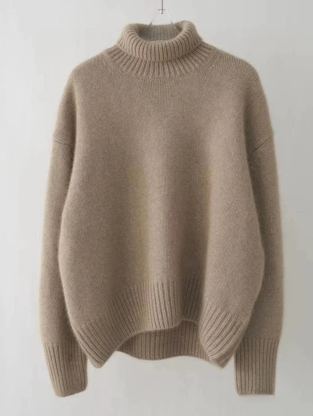 Damen - Rollkragenpullover - Kuscheliger Strick - Warmes Wintermust-have für Stil und Komfort