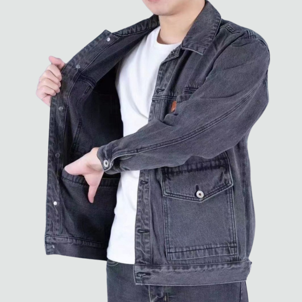 Herren - Jacket - Denim - Klassischer Stil & bequeme Passform - Stylische Oberbekleidung für jeden Anlass