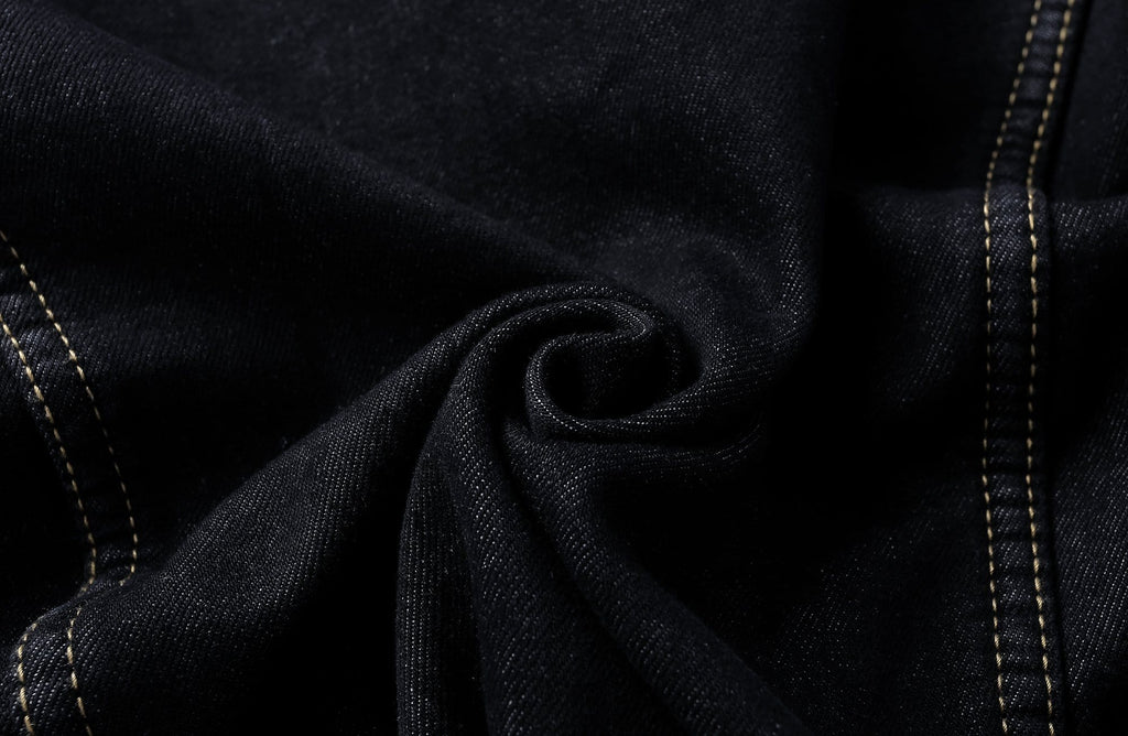 Herren - Jeansjacke - Fleece Gefütterte - Warme und stylische Oberbekleidung für kaltes Wetter