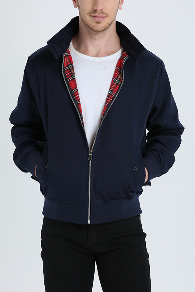 Herren - Freizeitjacke - Leichte Stoff - Stilvolles Design für jeden Anlass