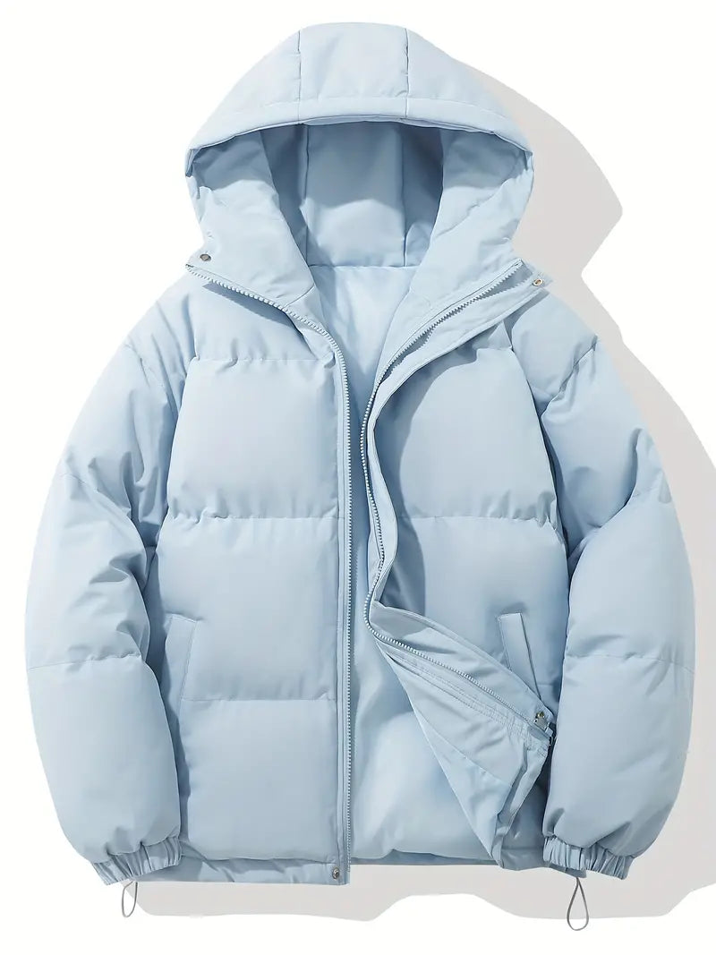 Damen - Klassische Winter-Daunenjacke - Leichte Isolierung - Kapuze - Warme & stylische Oberbekleidung für kalte Tage
