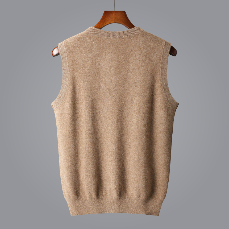 Herren - Wollweste - Kaschmirwolle - Klassische Passform, Warmes Design für Smart Casual Style - Perfekt zum Layering