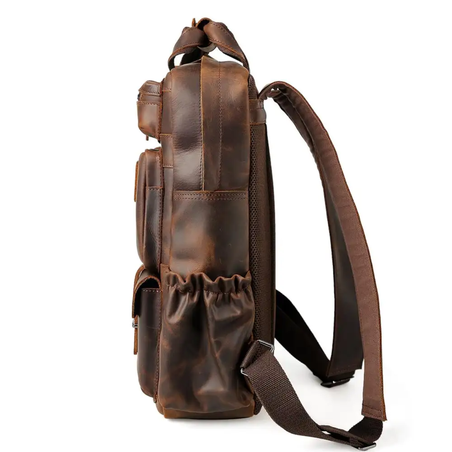 Herren - Lederrucksack - Stilvolles & robustes Design - Perfekt für Alltag & Abenteuer
