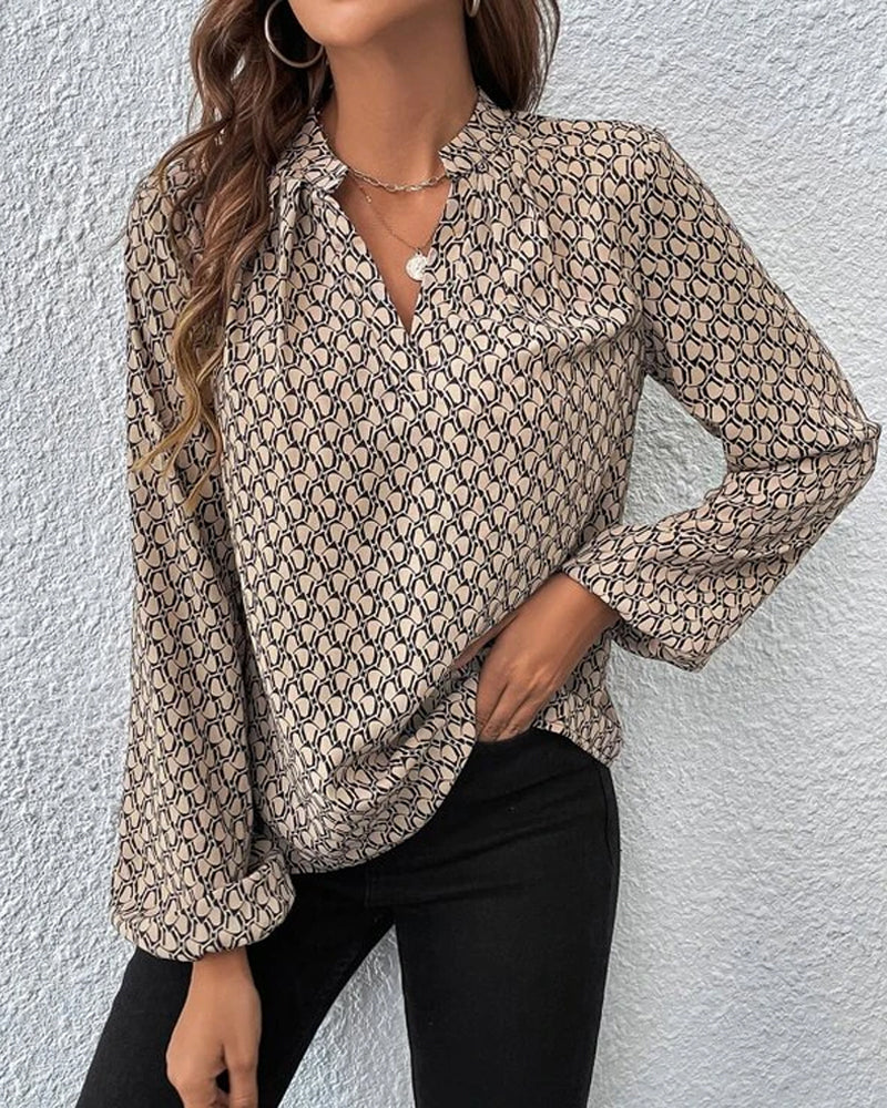 Blair Bluse mit Druck