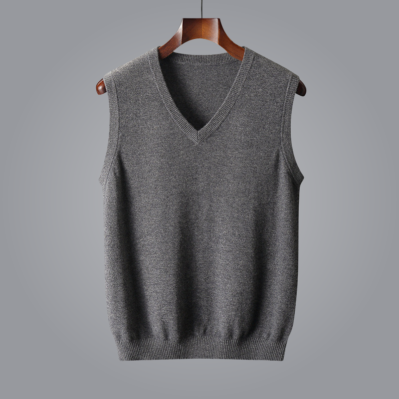 Herren - Wollweste - Kaschmirwolle - Klassische Passform, Warmes Design für Smart Casual Style - Perfekt zum Layering