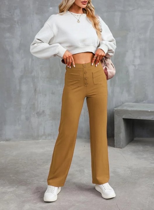 ComfyPlus™ – Die lässige Stretch-Hose mit hoher Taille
