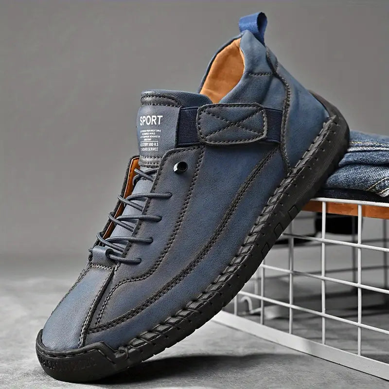 Herren - Bequeme Sneakers - Leder - Stylische, haltbare und unterstützende Schuhe für jeden Anlass