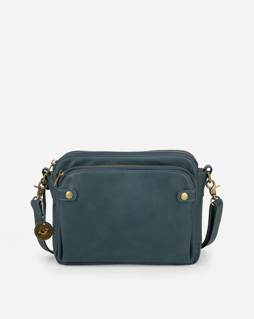 Leder Crossbody Tasche
