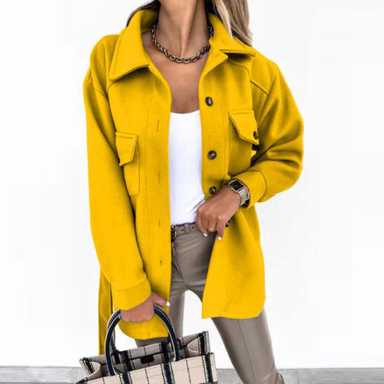 Damen - Elegante Jacke - Hochwertigem Gewebe - Stilvolle und Vielseitige Oberbekleidung für jeden Anlass