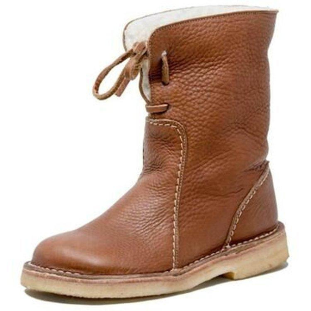 Damen - Winterstiefel - Wasserdichte - Isoliert & Stylisch - Ideal für kaltes Wetter und Outdoor-Aktivitäten