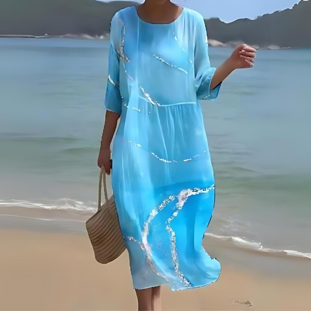 Damen - Elegantes Kleid - Hochwertiger Stoff - Zeitloser Stil für jeden Anlass