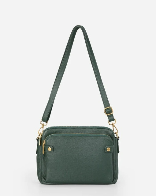 Leder Crossbody Tasche