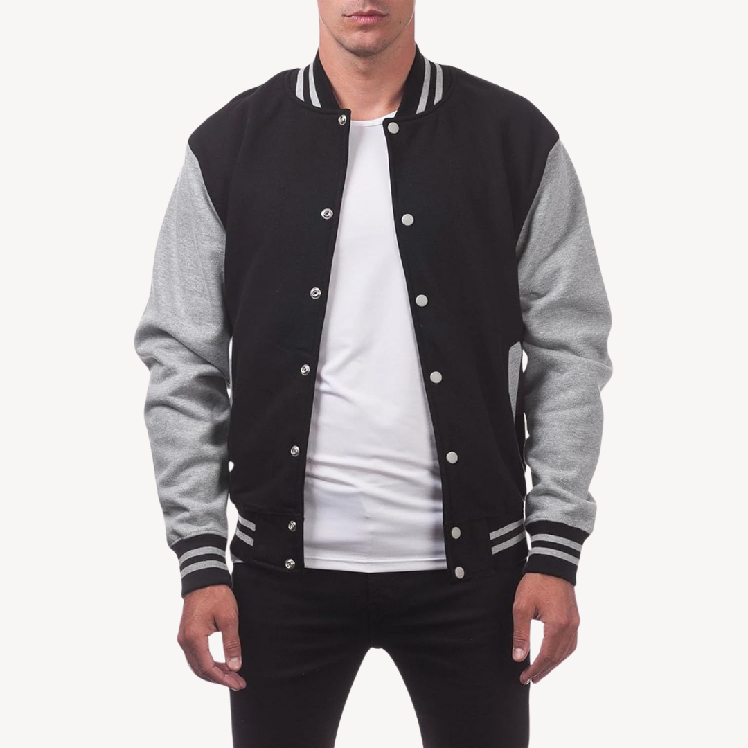 Herren - Baseball Jacke - Stylisch und Bequem - Hochwertigem Material - Ideal für Freizeit & Sport