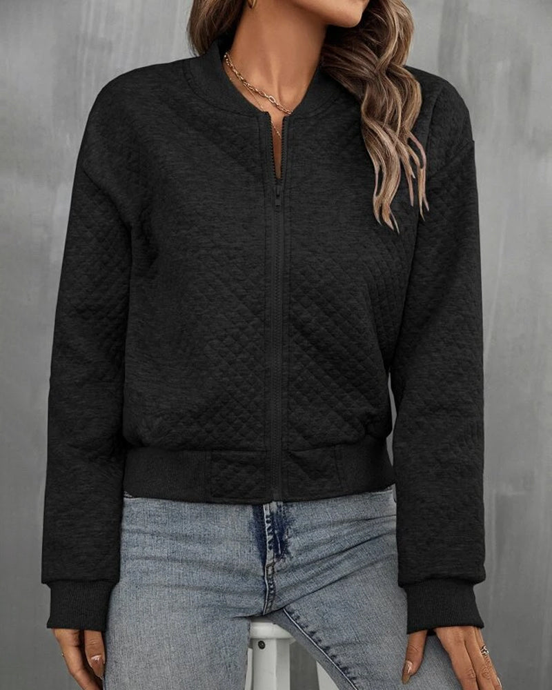 Damen - Langarm-Übergangsjacke - Hochwertigem Material - Stylische, vielseitige Oberbekleidung