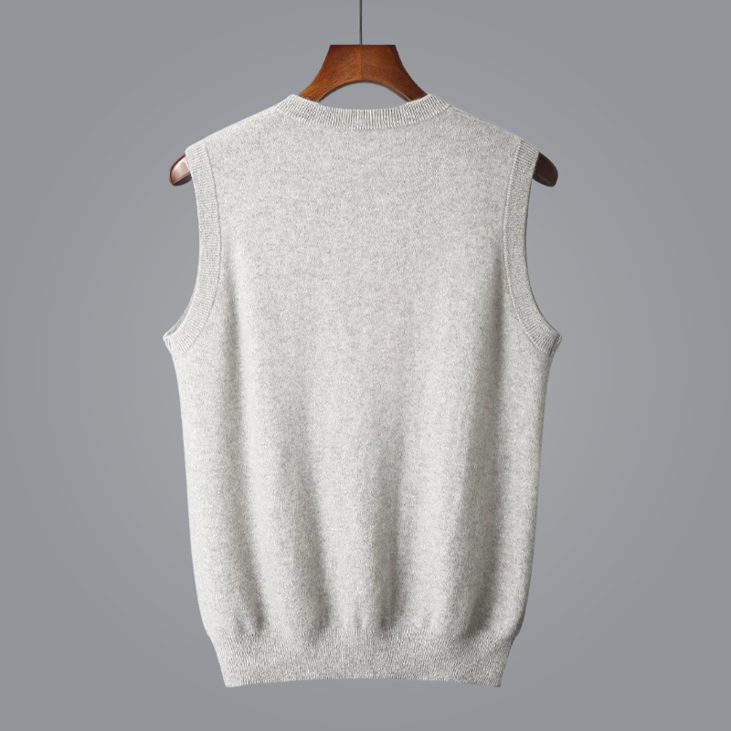 Herren - Wollweste - Kaschmirwolle - Klassische Passform, Warmes Design für Smart Casual Style - Perfekt zum Layering