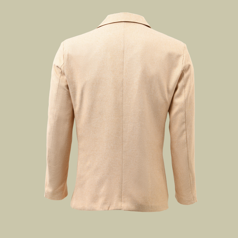 Herren - Casual Blazer - Baumwoll-Polyester Gemisch - Revers mit Kerbe, zwei Knöpfe - Moderner Stil für jeden Anlass