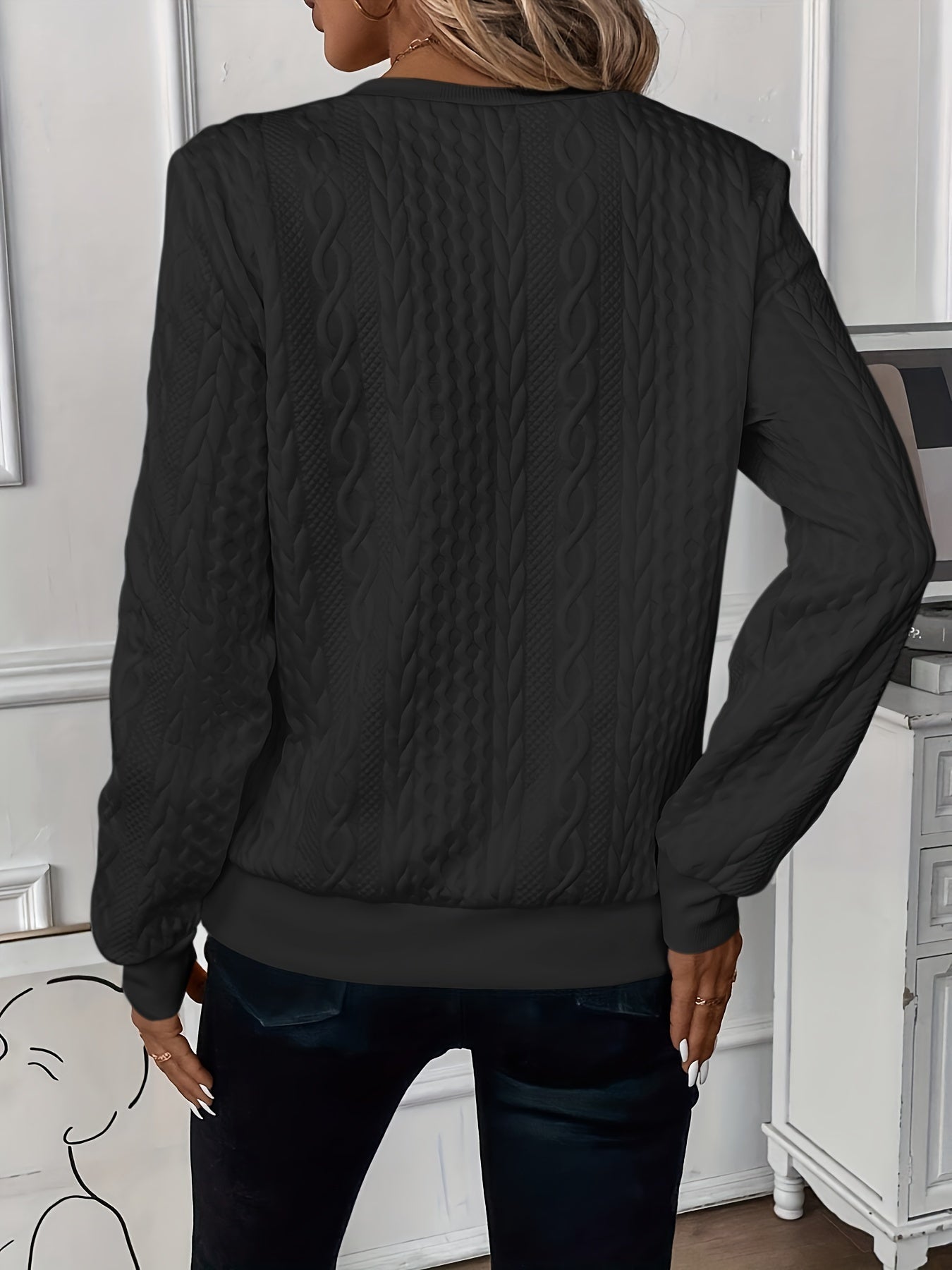 Damen - Pullover mit Reißverschluss - Kuscheliger Strickstoff - Must-Have für stylisches Layering