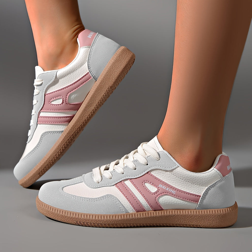 Damen - Bequeme Turnschuhe - Atmungsaktives Material - Stylische und unterstützende Sneakers für jeden Anlass