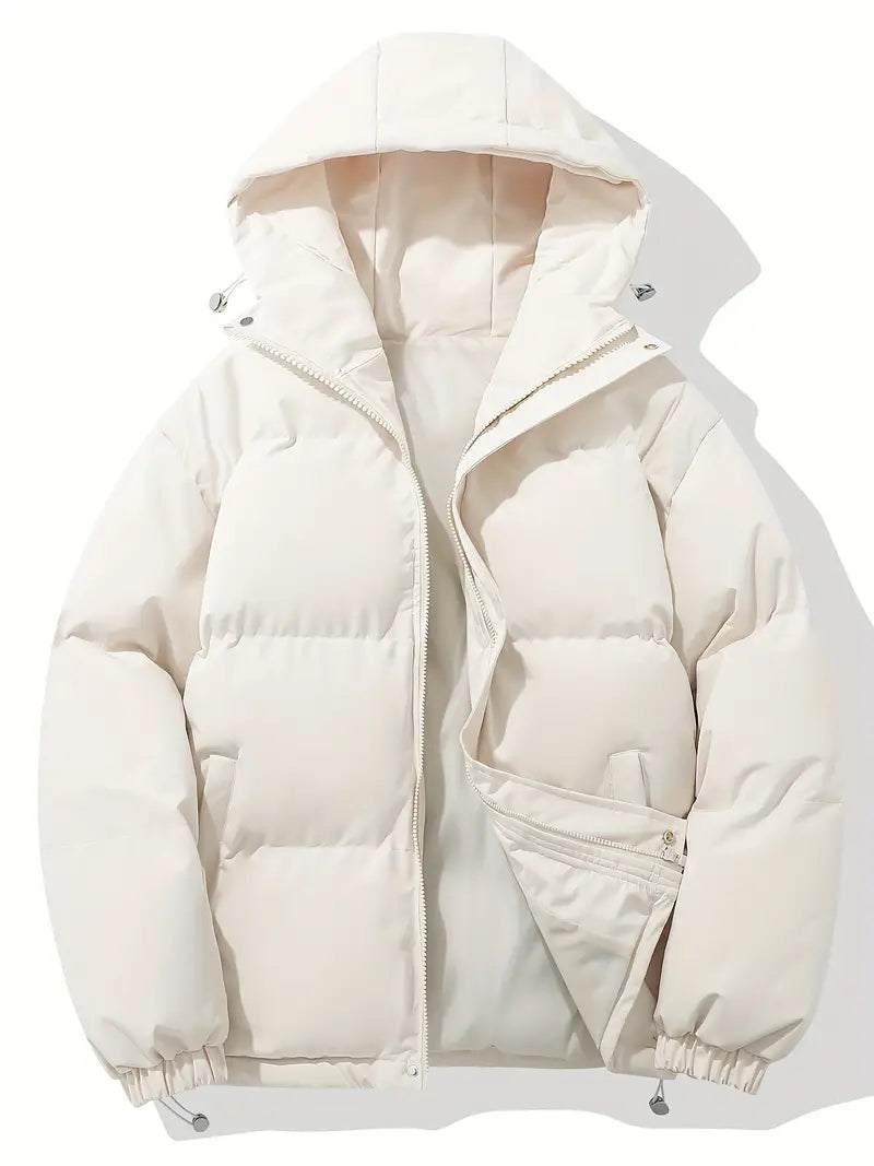 Damen - Klassische Winter-Daunenjacke - Leichte Isolierung - Kapuze - Warme & stylische Oberbekleidung für kalte Tage