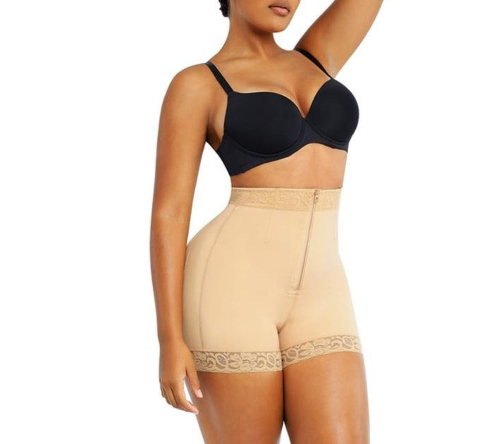 Zani's | Hoch taillierte formende Shorts